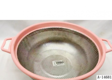 Ustensile bucatarie - Sita paste inox cu maner 24cm wow