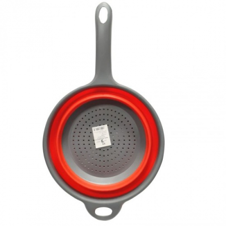Vase si accesorii bucatarie - Sita paste silicon rotunda cu coada mx