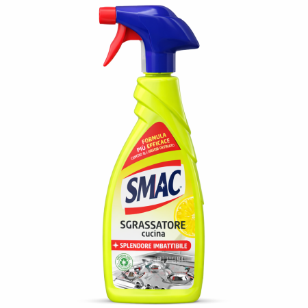 Detergenti si solutii de curatenie - Smac express spray degresant bucatarie 650ml lemon