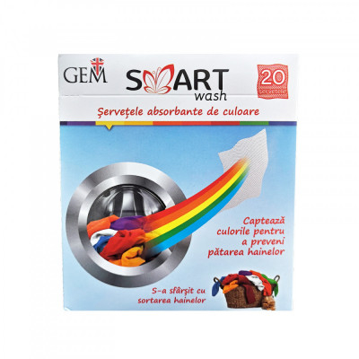 Detergenti rufe - Smart absorbant de culoare servetele 20buc color