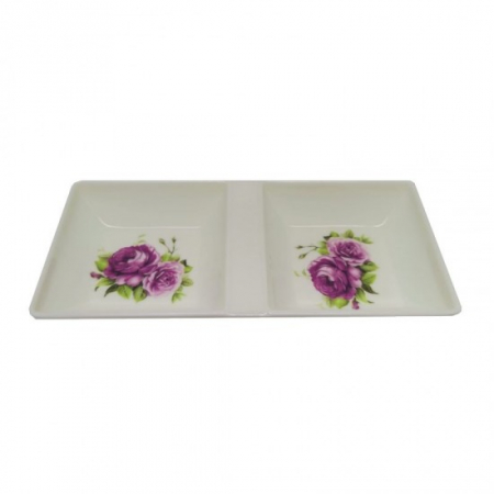 Articole pentru servit - Solnita plastic 2 compartimente mx