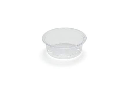 Sosiere - Sosiera rotunda transparenta 80 cc, PET, 100 buc / set