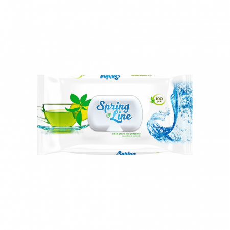 Servetele umede - Spring line servetele umede 100buc