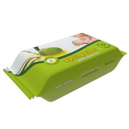 Servetele umede - Spring line servetele umede 72buc
