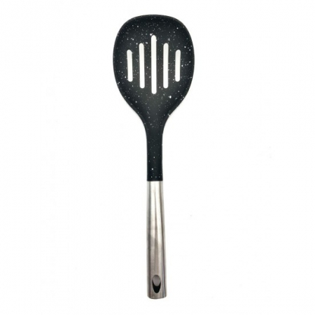 Vase si accesorii bucatarie - Spumiera plastic marmurat maner inox mx 35 cm