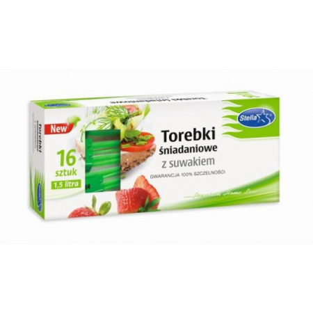 Pungi alimentare - St pungi alimentare cu fermoar 1.5l 16buc/set