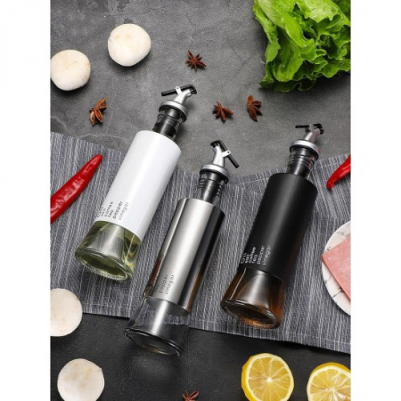 Sticlă pentru Ulei/Oțet cu Dop– 25,5 x 6,5 cm | Sticlă + Metal + PVC [2]