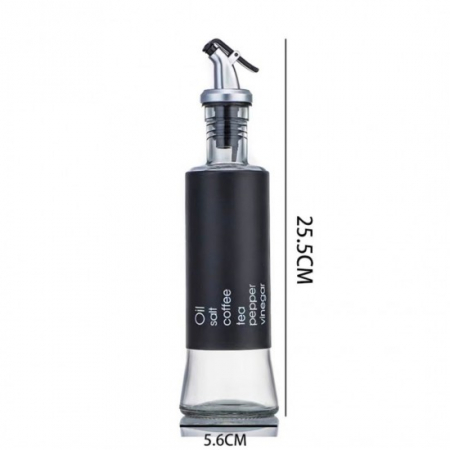 Sticlă pentru Ulei/Oțet cu Dop– 25,5 x 6,5 cm | Sticlă + Metal + PVC [5]