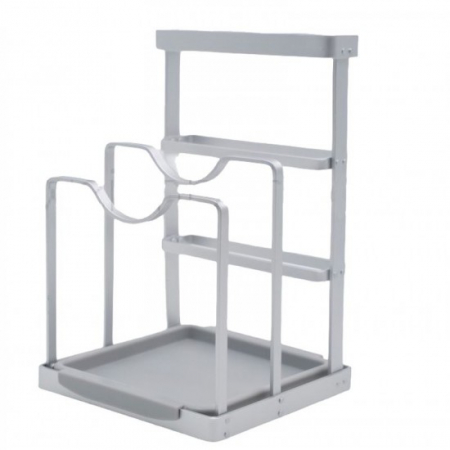 Suporti bucatarie - Suport aluminiu new cutite si capace cu tavita mx