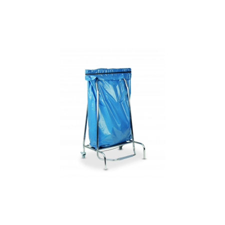 Mașini de spălat vase și igienă - Suport punga gunoi, cu pedala si 2 roti cu frana 420x580x(H)960 mm
