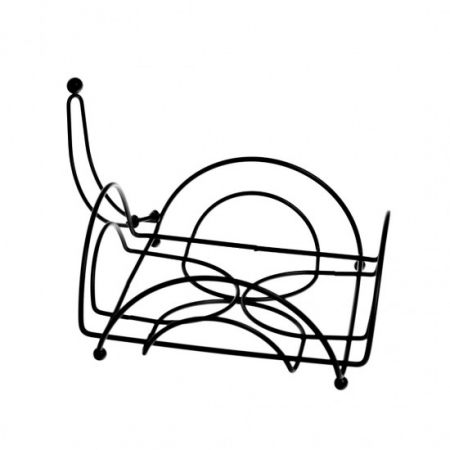 Vase si accesorii bucatarie - Suport servetele metal 20x20x7 cm