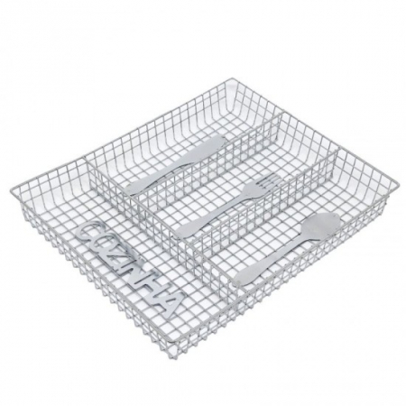 Vase si accesorii bucatarie - Suport tacam sertar new inox mx