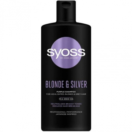 Sampon - Syoss sampon 440ml blonde silver