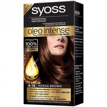 Vopsea par - Syoss vopsea par oleo 4/18 mokka brown