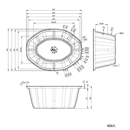 Tava aluminiu pentru pui, 315 x 175 x 110 mm [2]