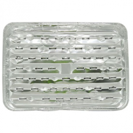 Unica folosinta - Tava gratar aluminiu 2buc/set
