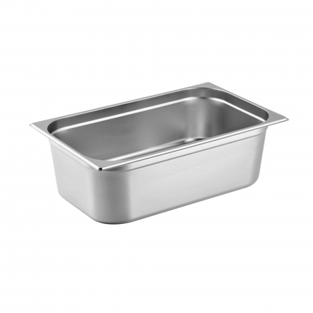 Tava gatit - Tava inalta, Horeca din inox , pentru depozitare alimente 30x24x10 Cm
