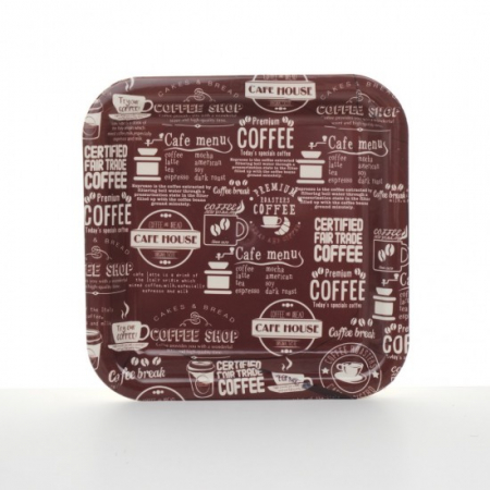 Tava servire - Tava plastic decor 25cm mx