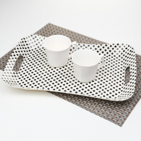 Tava servire - Tava plastic decor wow diverse culori