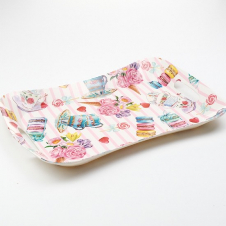 Tava plastic decor wow diverse culori [2]