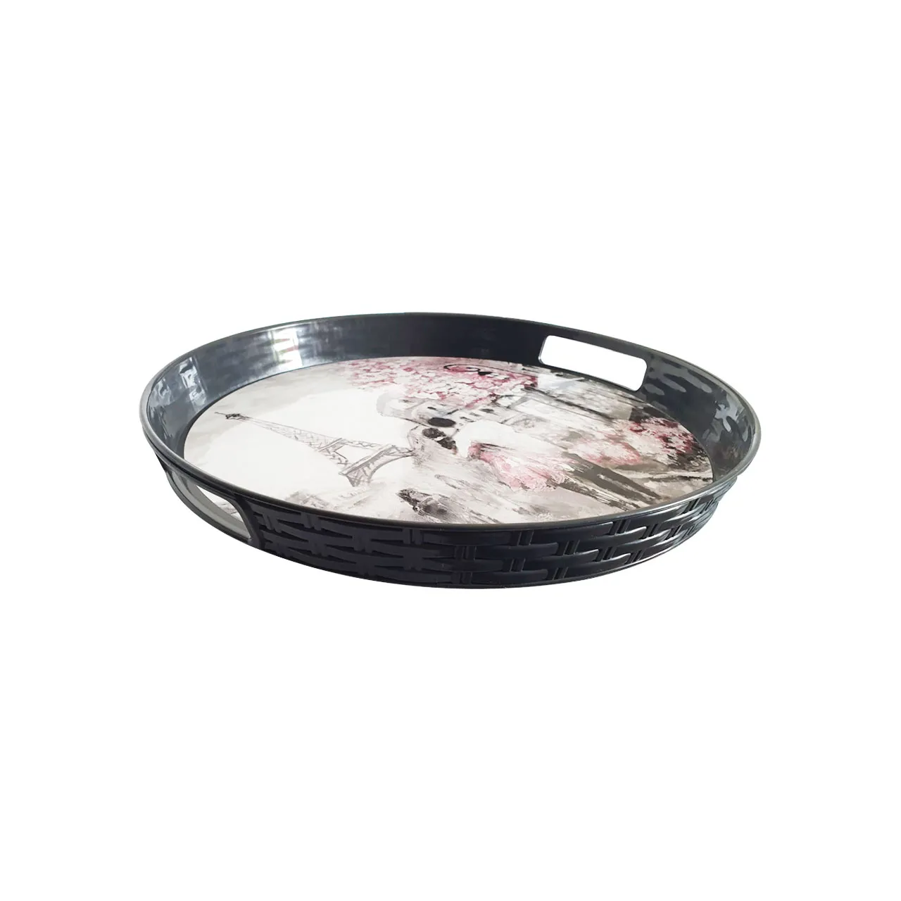 Tava servire - Tava ratan rotunda mare decor mx