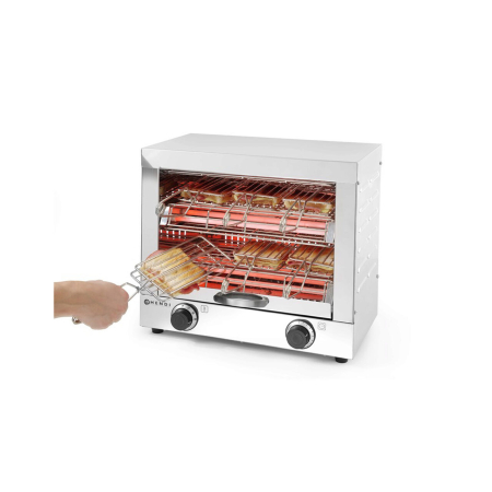 Toaster cu 6 compartimente, Hendi, inox, 3000W, 43.8x29x(H)40.2 cm [2]
