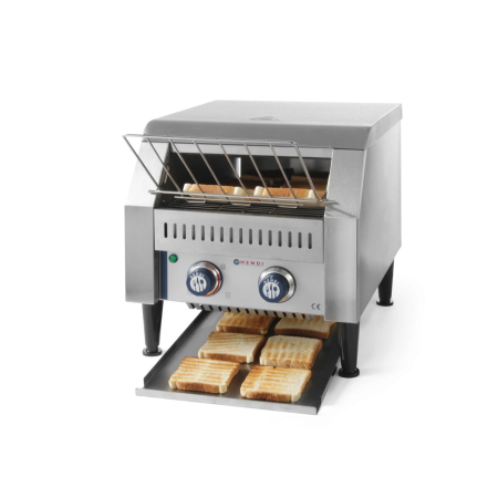 Toaster / prajitor paine profesional tip tunel, 2240 W, corp inox, Hendi, 418x368x(H)387 mm [0]