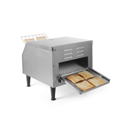 Toaster / prajitor paine profesional tip tunel, 2240 W, corp inox, Hendi, 418x368x(H)387 mm [3]