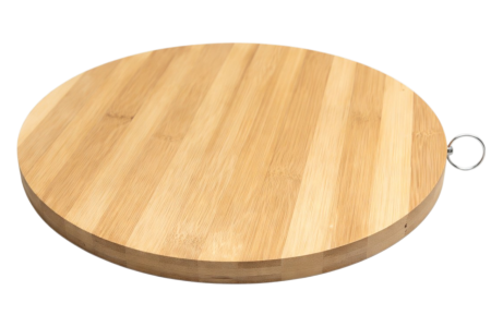 Vase si accesorii bucatarie - Tocator lemn doua culori rotund 32cm wow