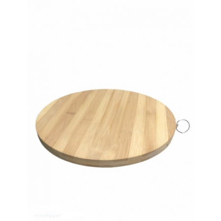 Tocatoare - Tocator lemn doua culori rotund 32cm wow