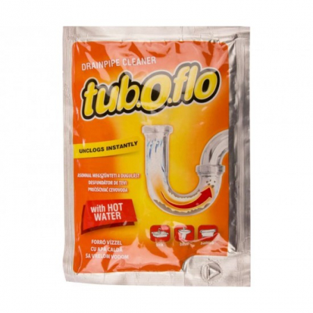 Solutie desfundat - Tub o flo desfundator tevi apa calda 100g