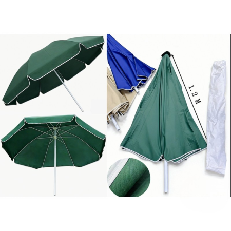 Mobilier gradina - Umbrelă de soare pliabilă – textil, fier și PVC, 1.2 m