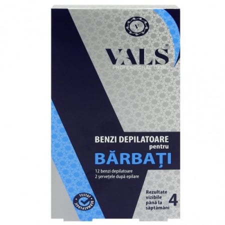Epilare - Vals benzi ceara depilatoare corp 12buc men