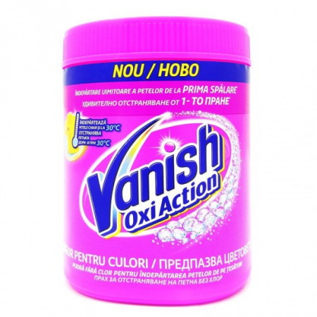 Solutie scos pete - Vanish oxi action 846gr pink powder