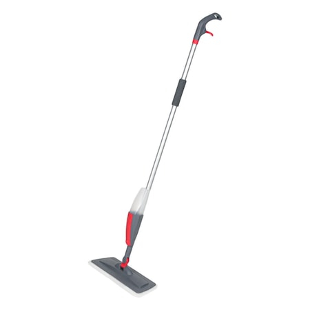 Uz casnic si menaj - Vapa mop plat microfibra cu coada 1.2m si pulverizator tm