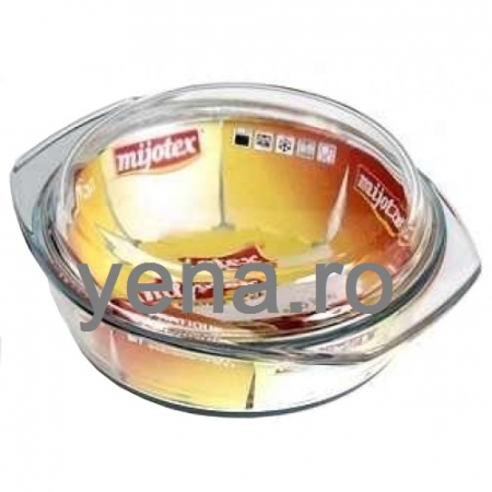 Vase si accesorii bucatarie - Vas yena mijotex 1.5l rotund cu capac