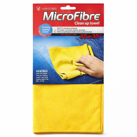 Lavete - Laveta microfibra, galbena -  universala -  30x30 cm