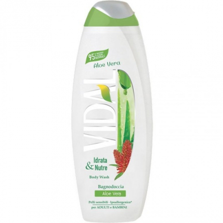 Ingrijirea corpului - Vidal gel dus 500ml aloe vera