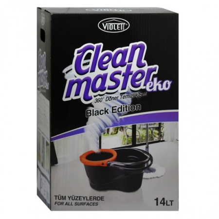 Uz casnic si menaj - Violet set galeata cu mop rotativ 14l