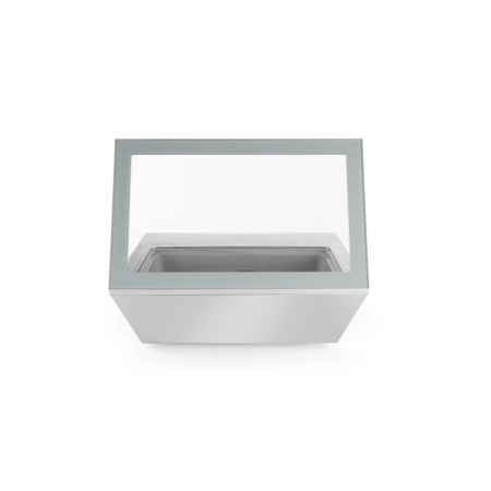 Vitrina de prezentare pentru inghetata, 77 lt, -18/-25 gr C, corp inox, ARKTIC by Hendi, 867x735x(H)373mm, Clasa energetica E [2]