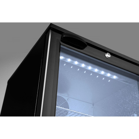 Vitrina frigorifica de prezentare interval temp. 2/10 C, 150 W, corp inox, ARKTIC by Hendi, 500x500x(H)900 mm 103 Litri, Clasa energetica D [3]