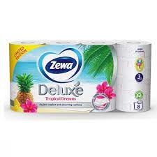 Consumabile hartie - Zewa deluxe hartie igienica 8role 3straturi tropical dreams