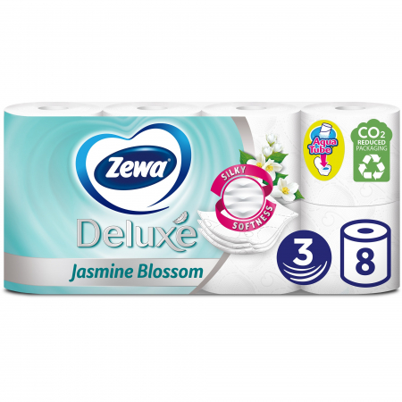 Consumabile hartie - Zewa hartie igienica 8role 3straturi jasmine