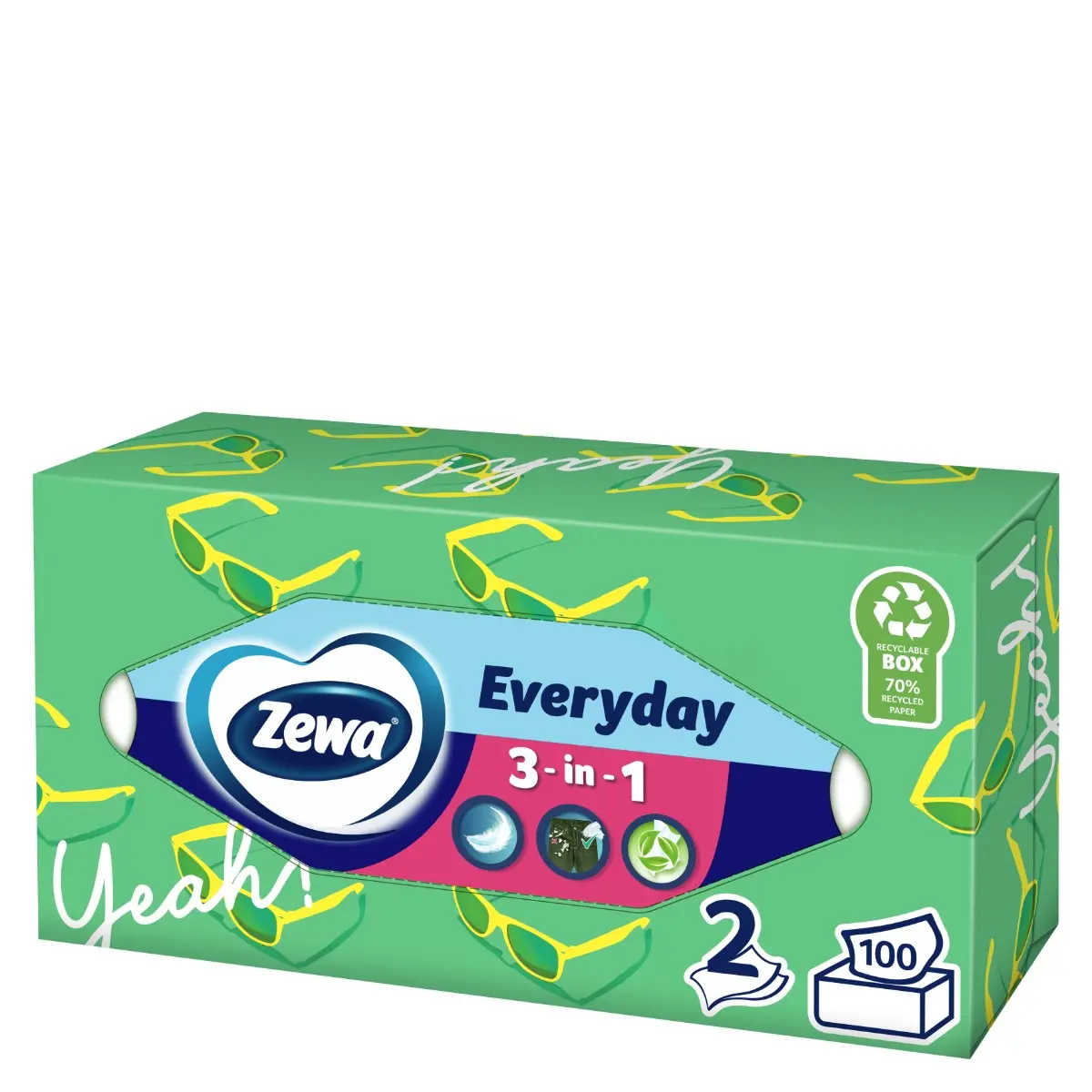 Zewa Servetele Faciale, 100 bucati / cutie, 2 straturi [5]