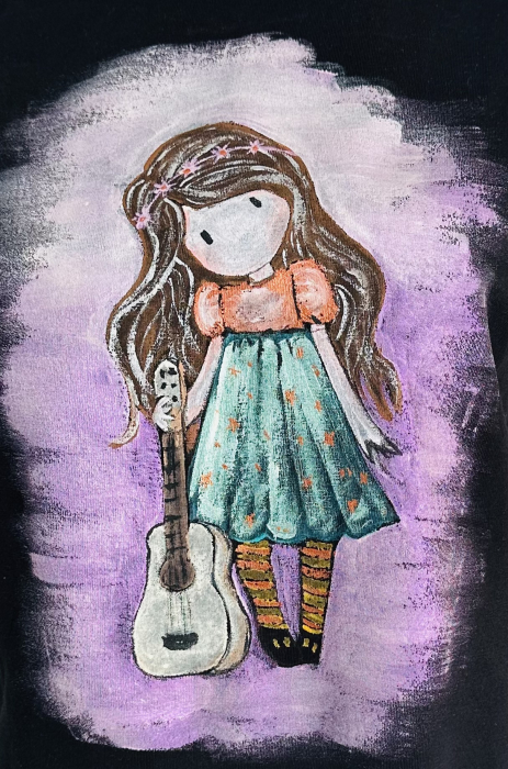 Model Fetita cu chitara [2]