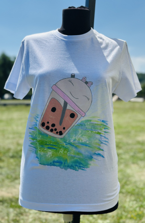 Tricouri pictate manual - Tricou mărime 12 ani