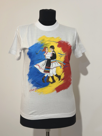 Tricouri pictate manual - Tricou  Romanasi - 10 ani