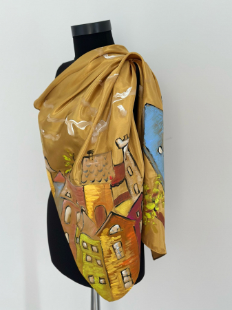 Esarfe pictate manual - Esarfa pictata manual 0001