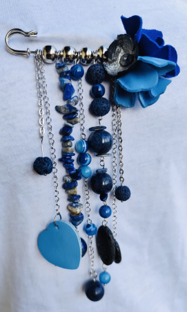 Broșe din piele naturala - Infinite Charm -M05