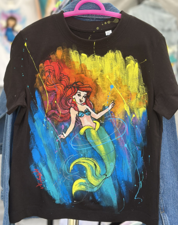 Tricouri pictate manual - Tricou 6 ani